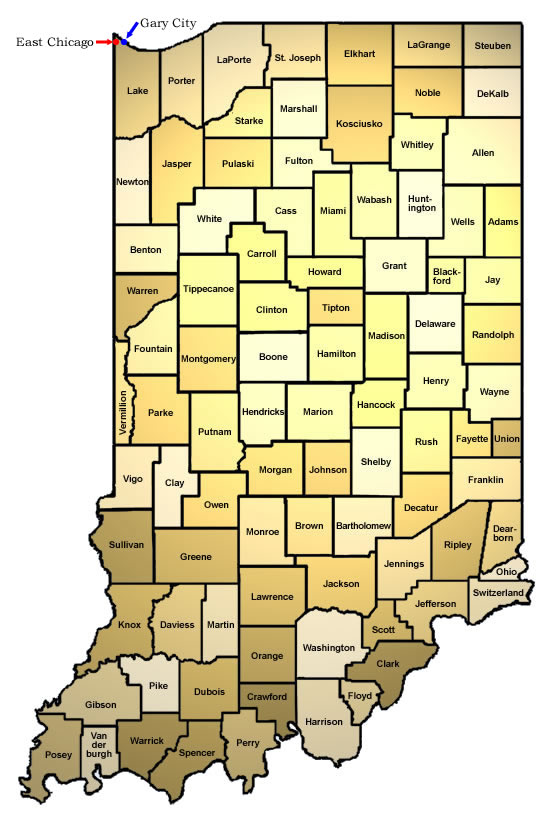 Indiana Map